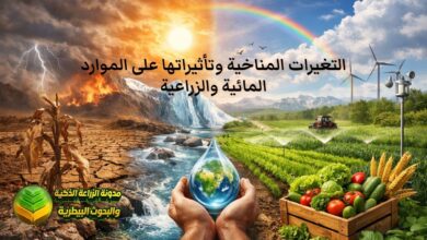 التغيرات المناخية وتأثيراتها على الموارد المائية والزراعية