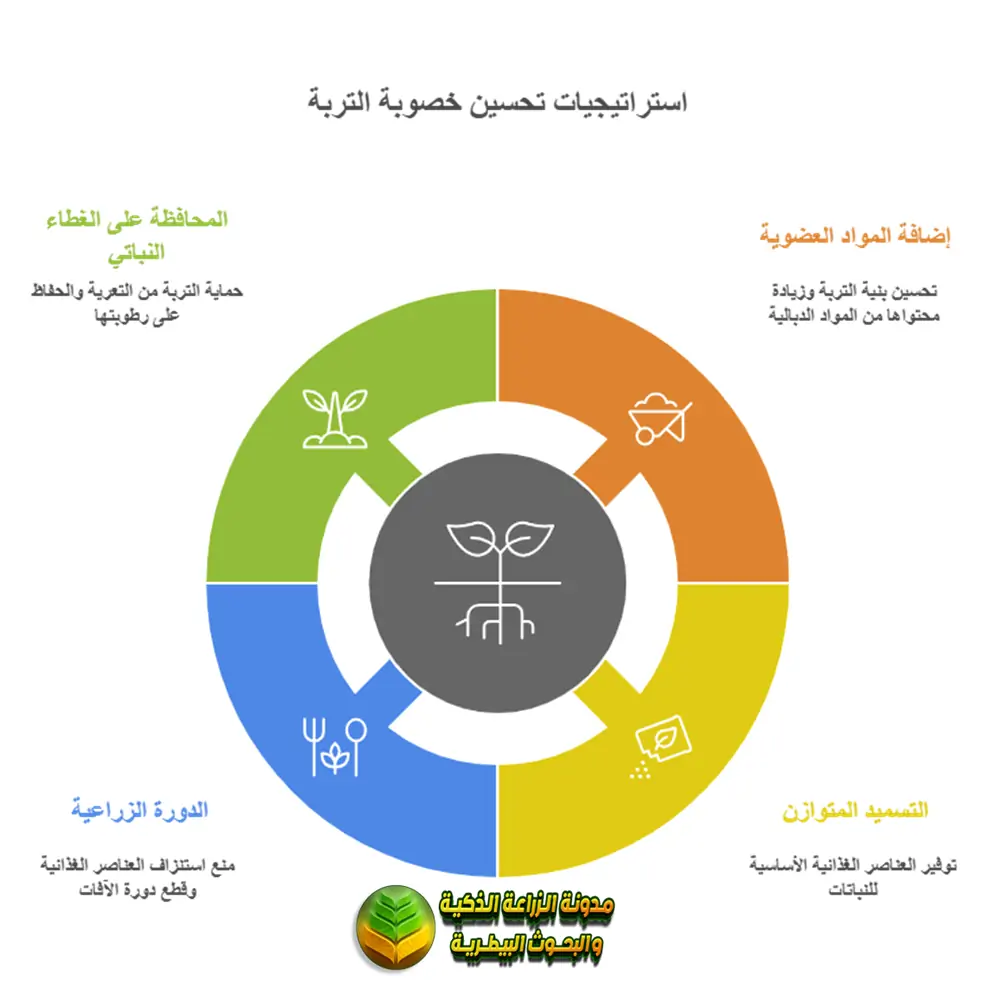 استراتيجيات تحسين خصوبة التربة الزراعية